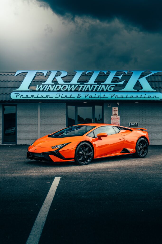 Tritek Window Tinting and Paint Protection on a Mclaren 720S